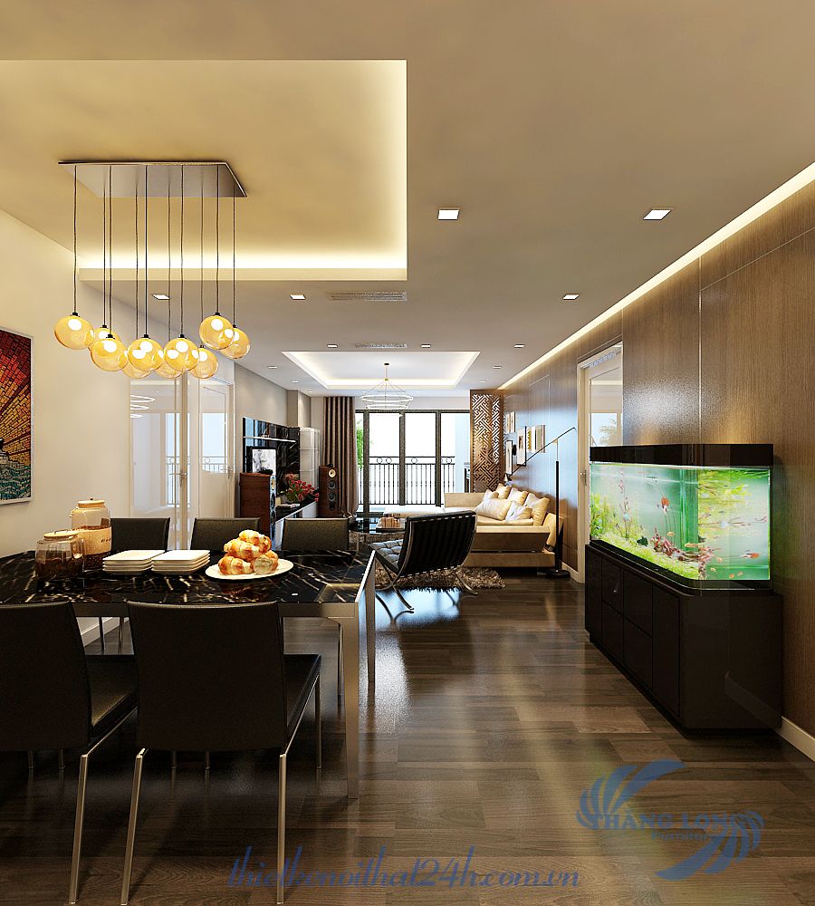 Thiết kế nội thất chung cư theo phong cách hiện đại